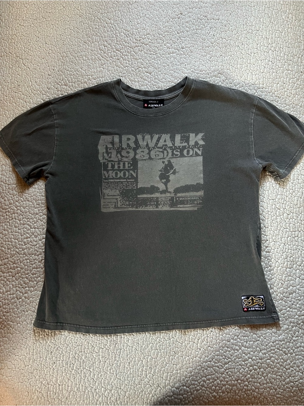 Airwalk Black Graphic Short-Sleeve Tee